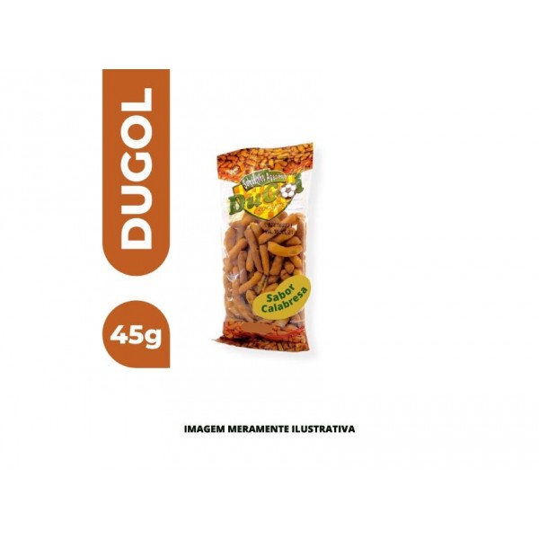SALGADINHO APERITIVO - DUGOL - 45g CALABRESA - FD51